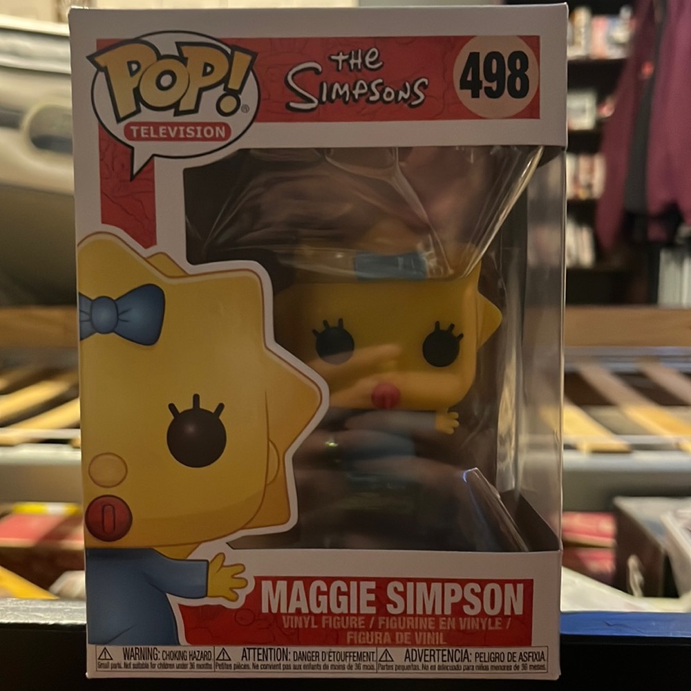 The Simpsons: Maggie Simpson pop mini-figure#498
